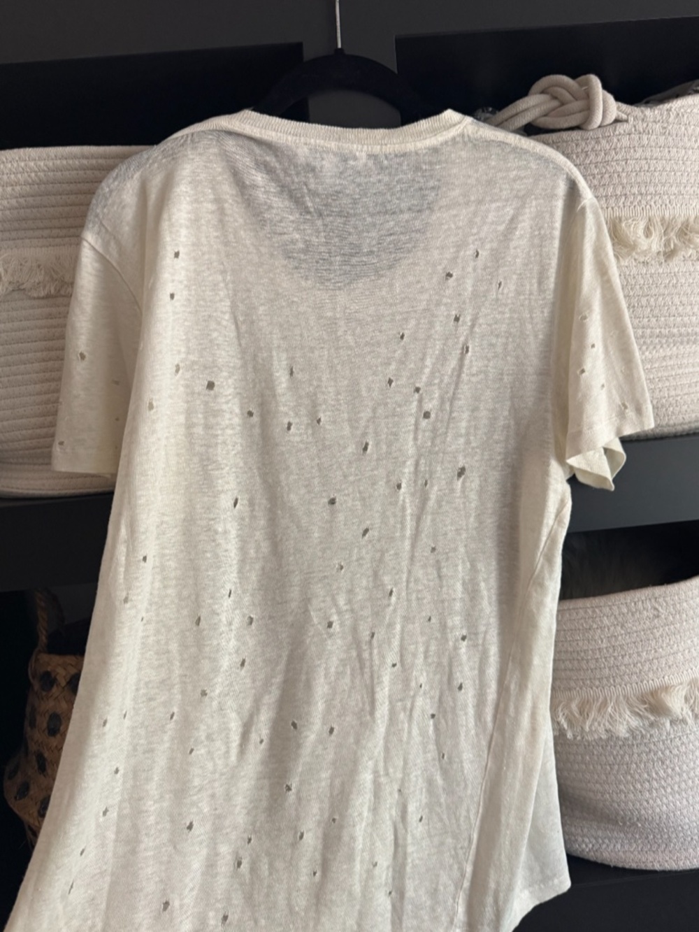 IRO Distressed Linen Tee - Picture 4 of 5